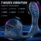 Anal Toy Prostate Massager Vibrator with Penis Ring, 7 Vibration Modes, Silicone Butt Plug Remote Control,Waterproof Anal Plug Sex Toys for Men & Women