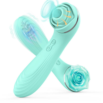 WeDol rose toy nipple sucking vibrator, Clitoral Sucking toy, 10 vibration modes massager