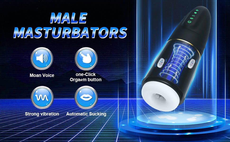 WeDol Automatic Male Masturbator Cup with 4 Sucking Modes Oral Sex Toy&10 Vibrating Modes for Blowjob , with Moans